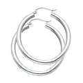 14K Yellow Gold Basic & Fancy Hoop Earring - ER1040
