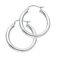 14K Yellow Gold Basic & Fancy Hoop Earring - ER1042