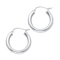 14K Yellow Gold Basic & Fancy Hoop Earring - ER1043