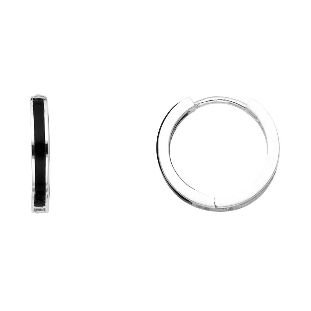 14K Yellow Gold Huggies Earring - ER1075