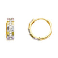 14K Yellow Gold Huggies Earring - ER1080