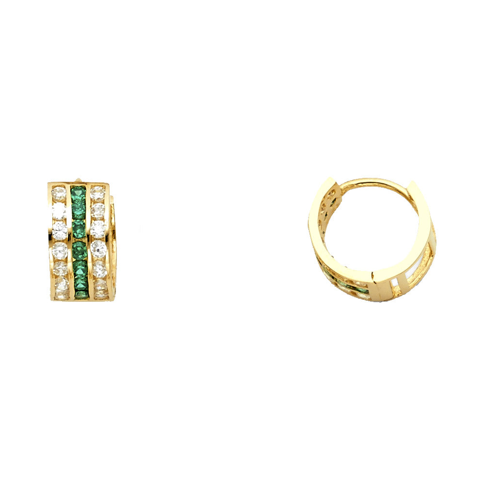 14K Yellow Gold Hoop Earring - ER1083