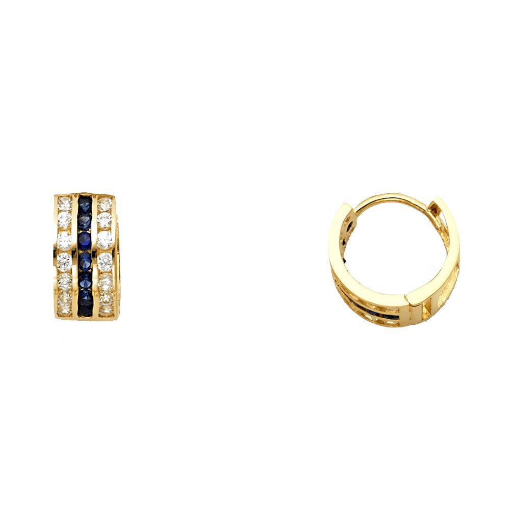 14K Yellow Gold Hoop Earring - ER1085