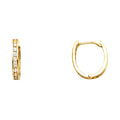 14K Yellow Gold Hoop Earring - ER1089