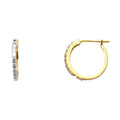 14K Yellow Gold Huggies Earring - ER1092