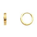 14K Yellow Gold Huggies Earring - ER1095
