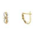14K Yellow Gold Huggies Earring - ER1097