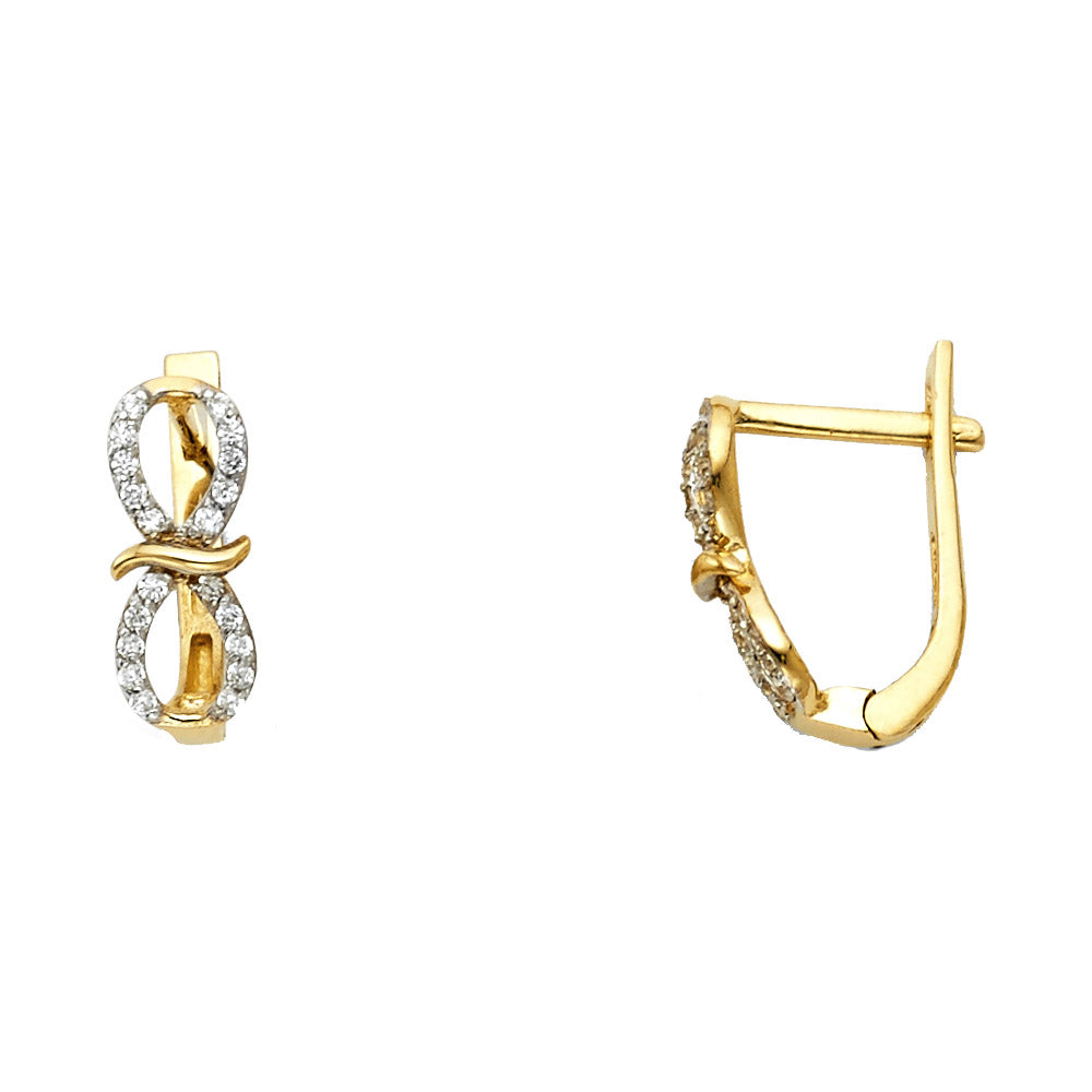 14K Yellow Gold Huggies Earring - ER1097