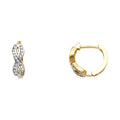 14K Yellow Gold Huggies Earring - ER1098