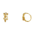 14K Yellow Gold Huggies Earring - ER1109