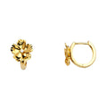 14K Yellow Gold Huggies Earring - ER1110