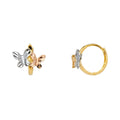 14K Yellow Gold Huggies Earring - ER1117
