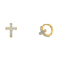 14K Yellow Gold Huggies Earring - ER1127
