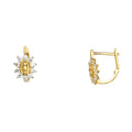 14K Yellow Gold Huggies Earring - ER1128