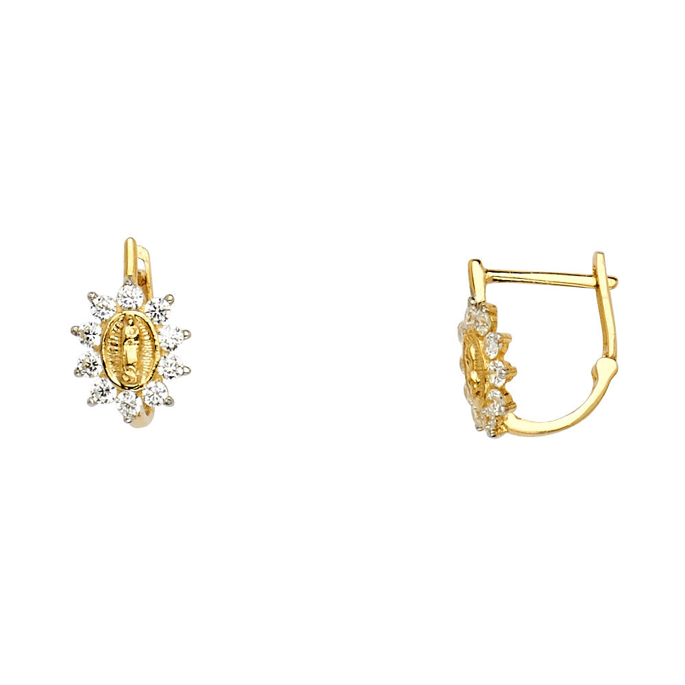 14K Yellow Gold Huggies Earring - ER1128