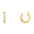 14K Yellow Gold Hoop Earring - ER1134