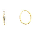 14K Yellow Gold Hoop Earring - ER1139
