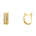 14K Yellow Gold Huggies Earring - ER1150