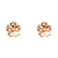 14K Yellow Gold Post Earring with Push Back - ER1160