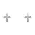 14K Yellow Gold Post Earring with Push Back - ER1173