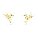 14K Yellow Gold Post Earring with Push Back - ER1208