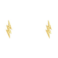 14K Yellow Gold Post Earring with Push Back - ER1221