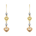14K Yellow Gold Hanging Earring - ER1242