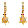 14K Yellow Gold Hanging Earring - ER1254