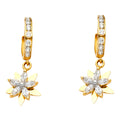 14K Yellow Gold Hanging Earring - ER1259