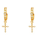 14K Yellow Gold Hanging Earring - ER1263