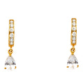 14K Yellow Gold Hanging Earring - ER1265