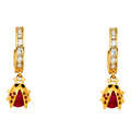 14K Yellow Gold Hanging Earring - ER1266