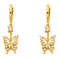 14K Yellow Gold Hanging Earring - ER1269