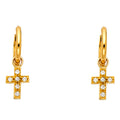 14K Yellow Gold Hanging Earring - ER1272