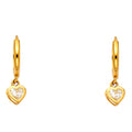 14K Yellow Gold Hanging Earring - ER1284