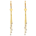14K Yellow Gold Hanging Earring - ER1287