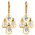 14K Yellow Gold Hanging Earring - ER1294