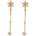 14K Yellow Gold Hanging Earring - ER1315