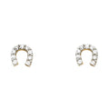 14K Yellow Gold Post Earring with Push Back - ER1336
