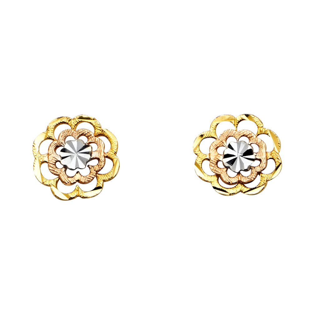 14K Yellow Gold Assorted Earring - ER1352