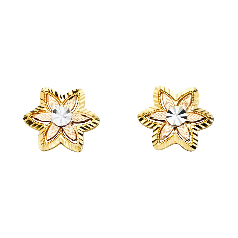 14K Yellow Gold Assorted Earring - ER1353
