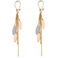 14K Yellow Gold Hanging Earring - ER1357
