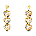 14K Yellow Gold Assorted Earring - ER1365