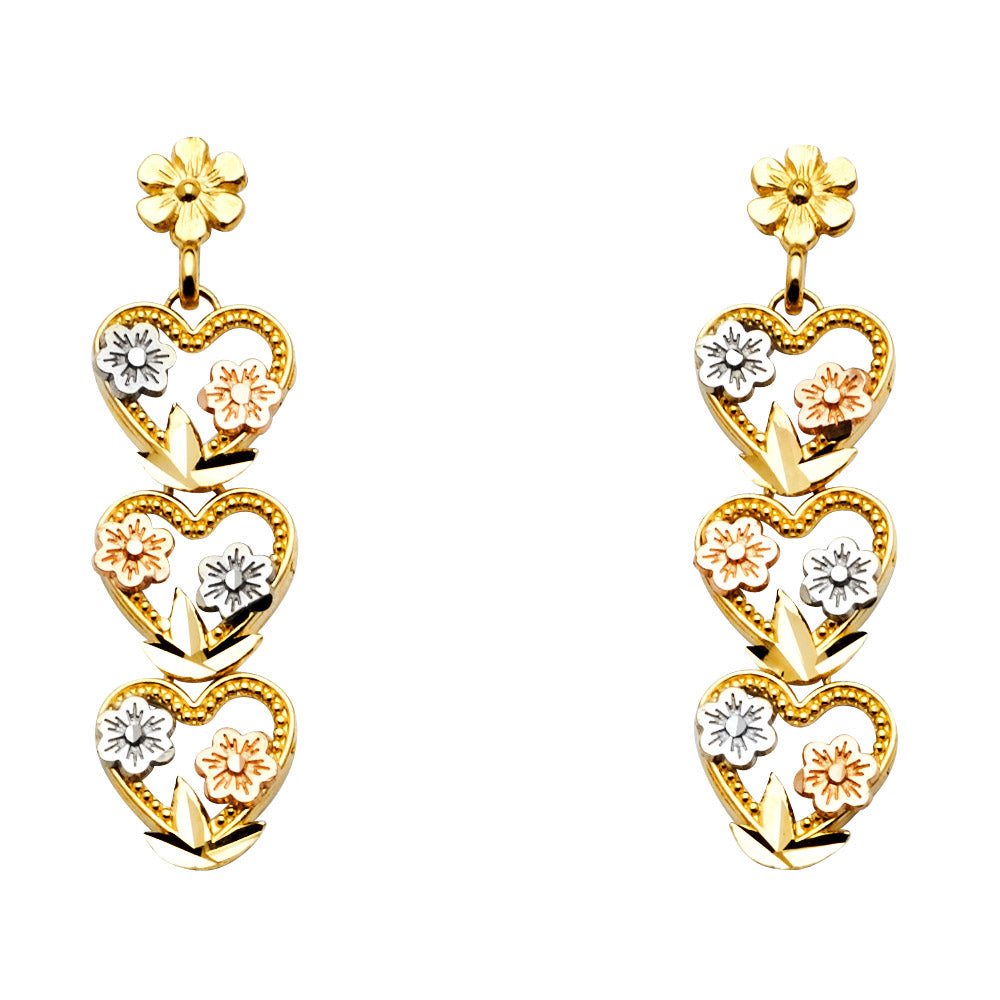 14K Yellow Gold Assorted Earring - ER1365