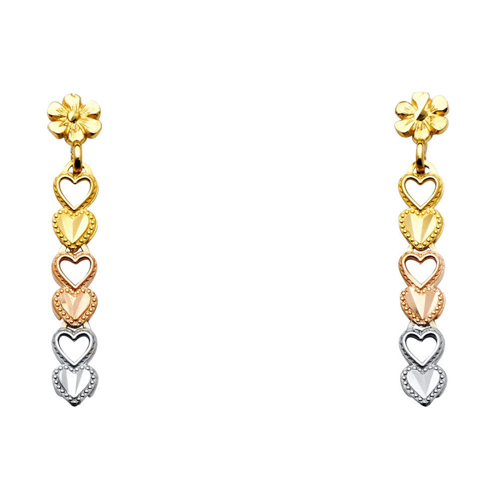 14K Yellow Gold Assorted Earring - ER1368