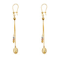 14K Yellow Gold Hanging Earring - ER1397