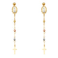 14K Yellow Gold Hanging Earring - ER1400