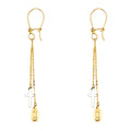 14K Yellow Gold Hanging Earring - ER1401