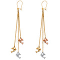 14K Yellow Gold Hanging Earring - ER1410