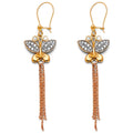 14K Yellow Gold Hanging Earring - ER1411